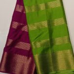 Raadhana KIC Crepe Saree with Zari Border
