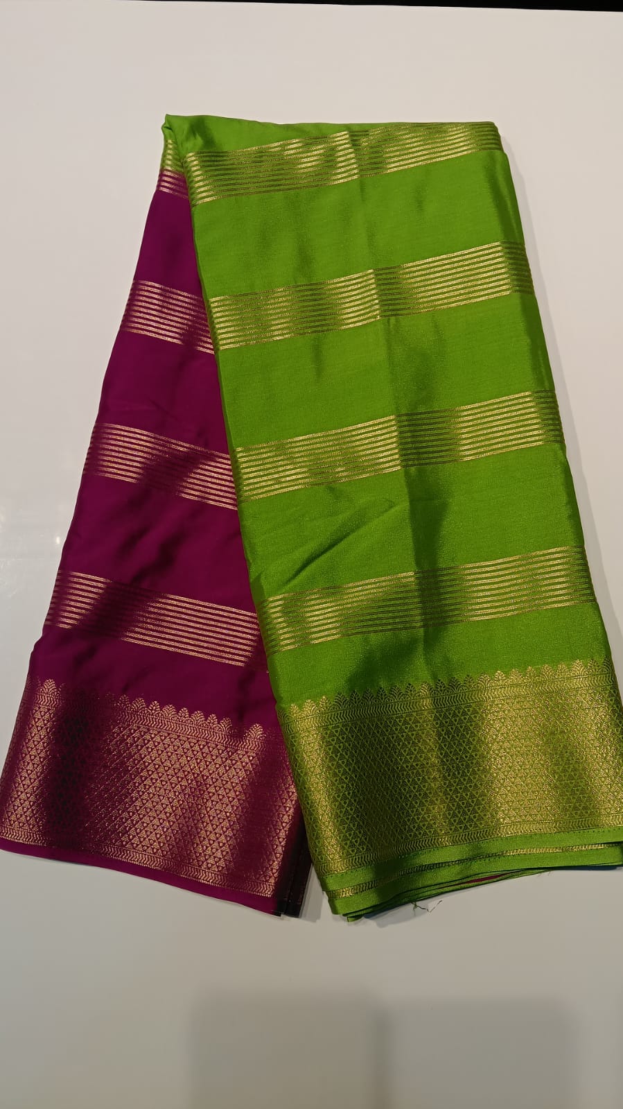 Raadhana KIC Crepe Saree with Zari Border
