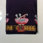 Raadhana Embroidered Crepe Saree
