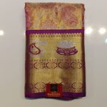 Raadhana Royal Tissue Silk Saree – Gold & Violet Heritage Weave