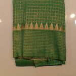 Raadhana Temple Border Checks Saree