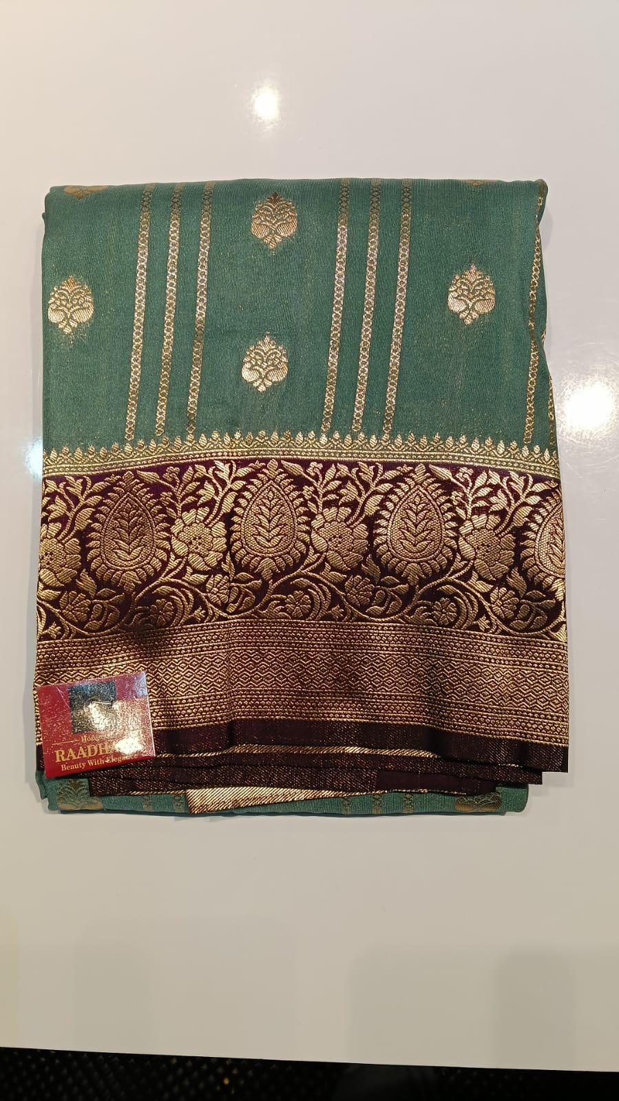 Raadhana Kosa Silk Saree – Zari Heritage Weave - Image 2