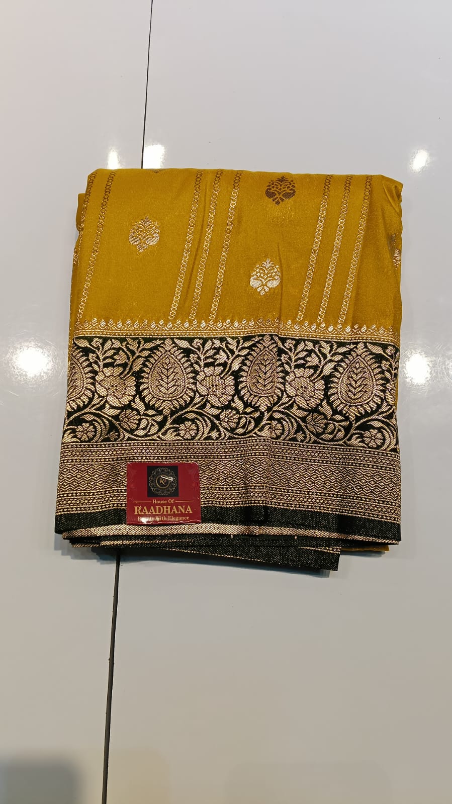 Raadhana Kosa Silk Saree – Zari Heritage Weave - Image 3