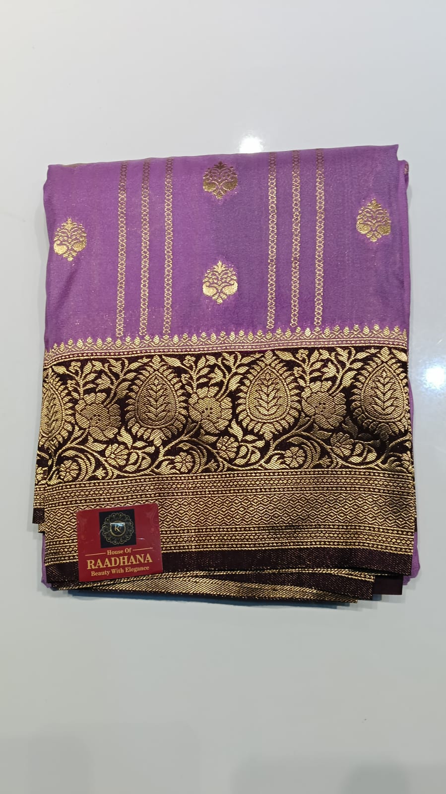 Raadhana Kosa Silk Saree – Zari Heritage Weave - Image 4