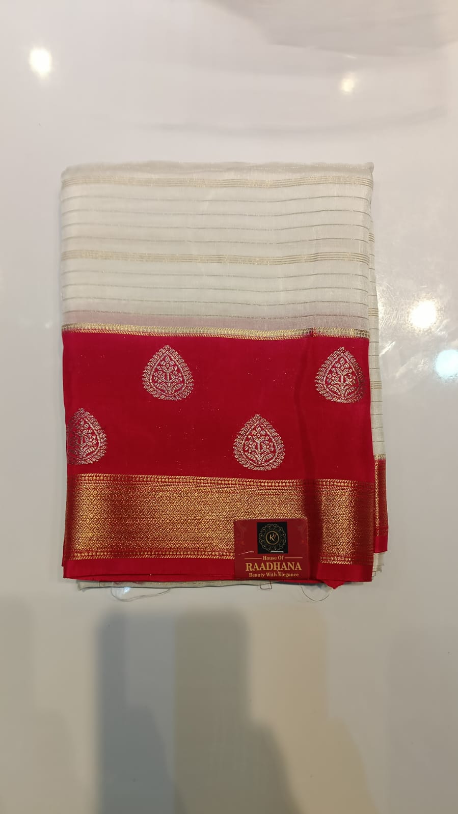 Raadhana Viscose Silk Saree – Zari Elegance - Image 2