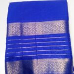 Raadhana Plain Crape Silk Saree